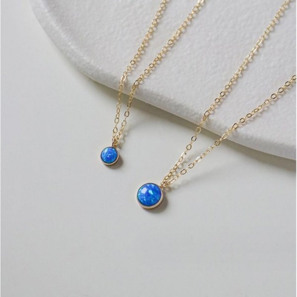 925 Sterling zinc Blue Lapis Necklace