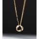 925 Sterling zinc Round Necklace