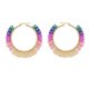 Beaded Hoops