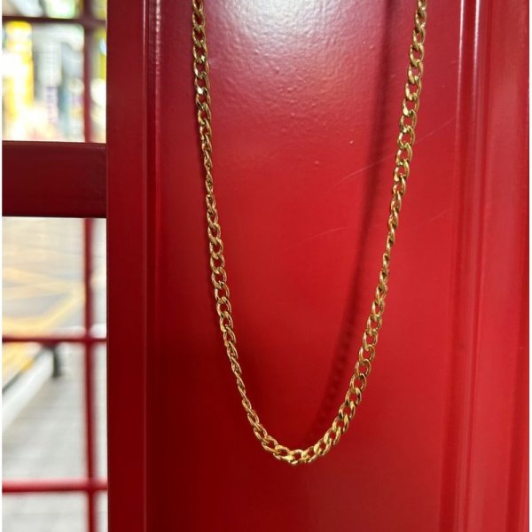 3mm Cuban Chain Necklace For Man