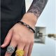 Inifinity Braided PU Leather Bracelet For Men